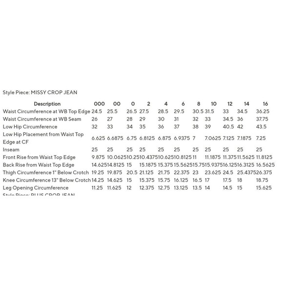 Studio Park x Courtney Khondabi ~ Jeans Straight Leg Crop 6 Medium Wash A498847 - Picture 4 of 4